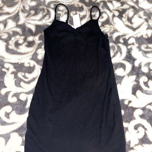Mini black dress